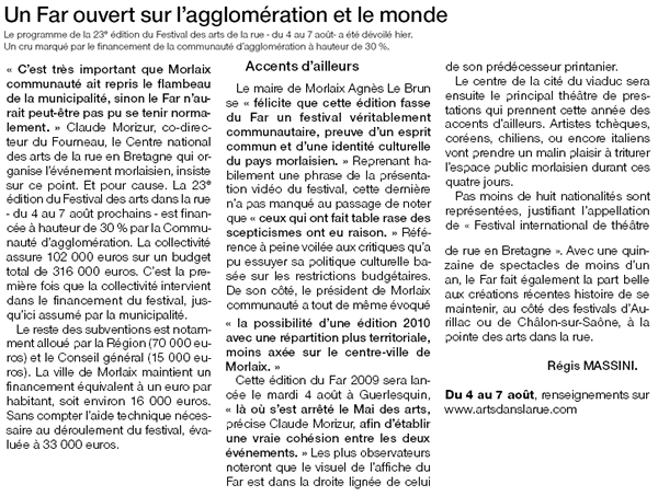 Article de presse