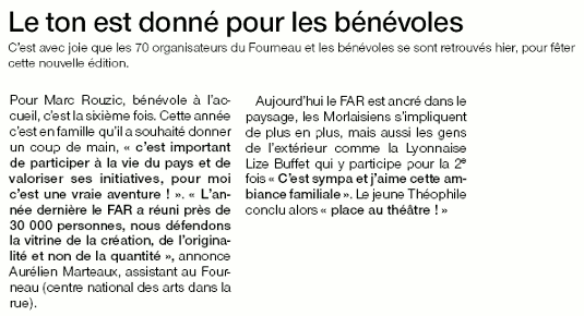 Article de presse