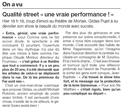 Article de presse