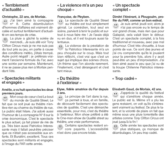 Article de presse