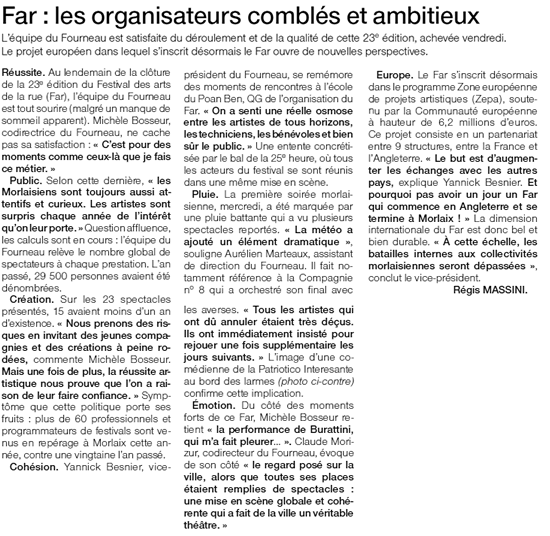 Article de presse