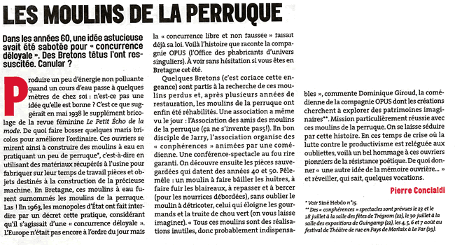 Article de presse
