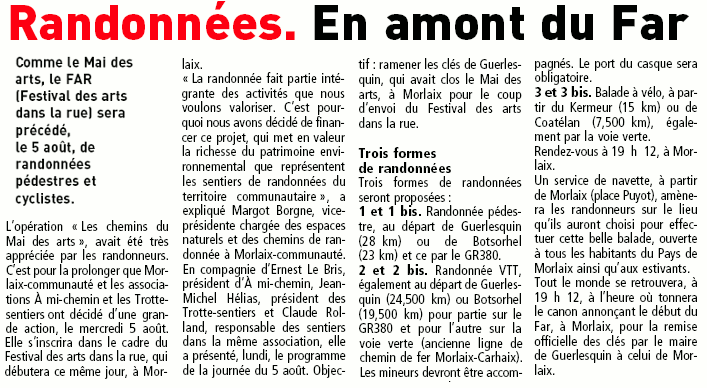 Article de presse
