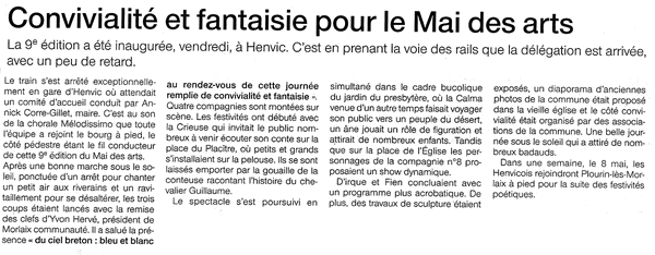 Article de presse